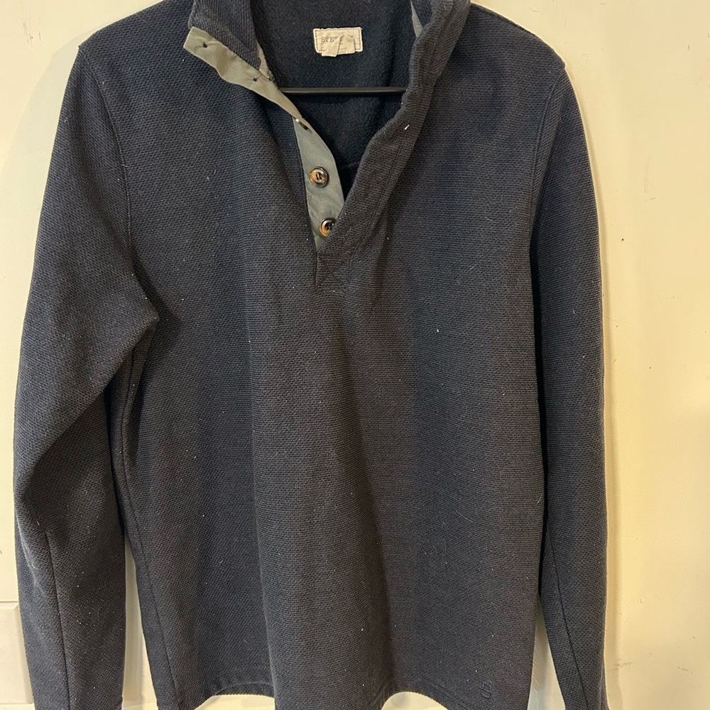 Stetson Dark Blue Fleece Pullover